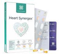Healthspan Heart Synergex | 28 Day Supply | Heart Health Complex | Cholesterol Maintenance | Supports Energy & Muscle Function | Plant Sterols | Heart Nutrient Complex | Omega 3 | Vegan