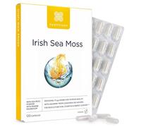 Healthspan Irish Sea Moss (120 Capsules) | for Low Energy & Mood | Marine sourced Magnesium | Supports Healthy Skin & Metabolism | Vegan