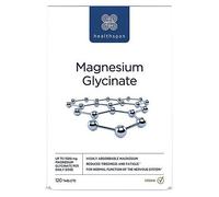 Healthspan Magnesium Glycinate 1500mg (120 Tablets) | Unwind at Bedtime | Reduces Tiredness & Fatigue | Maintains Normal Muscle & Psychological Function | Gentle on Your Stomach | Vegan