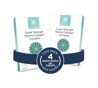 Healthspan Marine Collagen (120 Tablets, 1000mg) | 800mg Type I + 200mg Type II Collagen | Support Your Joints, Bones & Connective Tissue | Added Benefits for Skin & Beauty