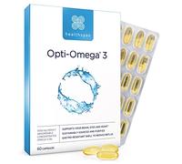 Healthspan Opti-Omega 3 with Anti Reflux Technology (2 Months' Supply) | Optimal Absorption Omega 3 Fish Oil to Support Your Brain, Eye & Heart Health | 750mg Omega 3 Fatty Acids Per Capsule