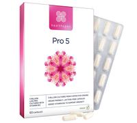 Healthspan Probiotic 5 | Multi-Strain probiotic with 5 Billion Live Cultures from 3 Bacteria strains | Vitamin B12 to Support Your Immune Health | Vegan & Lactose Free Capsules (60 Capsules)