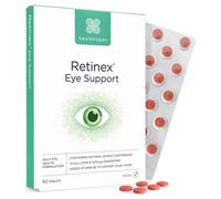 Healthspan Retinex Eye Support (60 Tablets) | Support Your Eye Health |10mg Lutein & 1000ug Zeaxanthin | Added Vitamin B2 Contributes to Normal Vision | Vegan
