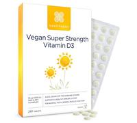 Healthspan Vegan Vitamin D3 1,000iu | 240 Tablets | Immune Support | 25ug Vitamin D | Healthy Muscles, Bones & Teeth | Vegan