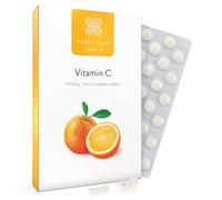Healthspan Vitamin C 500mg (160 Chewable Tablets) | Supports Immune & Nervous Systems | Boosts Energy Levels & Psychological Function | Added Natural Citrus Bioflavonoids | Free of Aspartame | Vegan