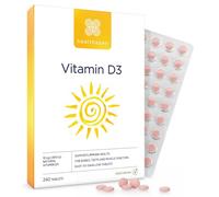 Healthspan Vitamin D3 400iu (8 Months' Supply) | Support Your Immune Health & Promotes Healthy Bones, Teeth & Muscles | Vegetarian
