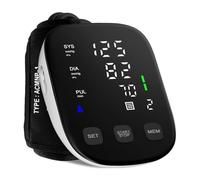 HealthTree Blood Pressure Monitors Upper Arm, Blood Pressure Machine for Home Use, BP Monitor Automatic with Adjustable Cuff (22-42cm), LCD Display and 4 x AAA Batteries