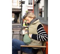 Healthy Back Bag 100% Textured Nylon Crossbody Bag Baglett 1. 5L -