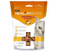 Healthy Bites Hairball Remedy 3x65g Packets Total 195g - For Cats & Kttens Helps to Prevent and Remove Hairballs