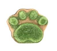 Healthy Cat Treats - 5G Paw Biscuits for Kittens, Natural Oral Cleaning Snacks - Dry Chewy Food Treats in Yellow, Pink, Purple & Green