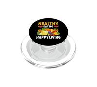 Healthy Eating Happy Living PopSockets PopGrip for MagSafe
