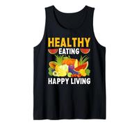 Healthy Eating Happy Living Tank Top