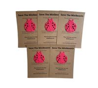 Healthy Family Eco- Friendly Party Bag Fillers. Plastic Free- Party Favours. Seeded Paper Shapes. Plantable seed paper Wildflowers. Craft Paper with Wildflower Seed Mix (Save The Minibeasts)