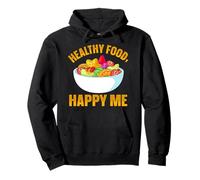 Healthy Food Happy Me Pullover Hoodie
