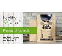 Healthy Future Freeze Dried Black Currant | Lyophilised Whole Fruit, Not Irradiated | 100% Natural, Vegan, Kosher | Free from Gluten, Sulphur, Preservatives, Added Sugar, GMO | 1 Pack of 500 g