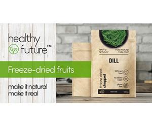 Healthy Future Freeze Dried Dill 100% Natural Herb Gluten Free No Preservatives (100g)