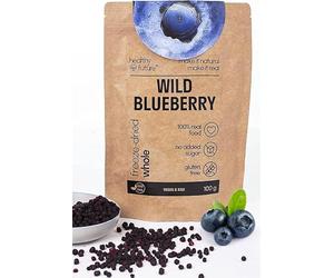 Healthy Future | Freeze Dried Wild Blueberries 100% Natural, Gluten free, No added sugar, No preservatives, Healthy fruit snack (100g)