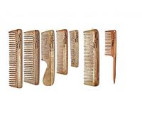 Healthy Ideas combo of 7 combs + Hand made + Detanglers for long and thick hair + Care5" + Traveller 6" + Glamour 9" + Glide, Regular, Basic & Magic 7.5"