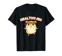 Healthy-ish Kawaii Hamster Workout Humor T-Shirt