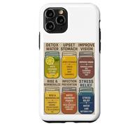 Healthy Juice Wellness Recipes Detox Natural Remedy Case for iPhone 11 Pro