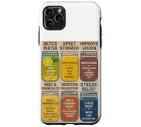 Healthy Juice Wellness Recipes Detox Natural Remedy Case for iPhone 11 Pro Max
