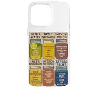Healthy Juice Wellness Recipes Detox Natural Remedy Case for iPhone 15 Pro Max