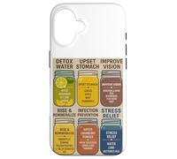 Healthy Juice Wellness Recipes Detox Natural Remedy Case for iPhone 16