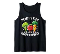 Healthy Kids Happy Futures Cute Veggie Nutrition Tank Top