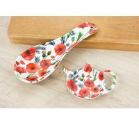 Healthy Living Direct Teabag Tidy & Spoon Rest - Poppy Field