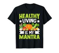 Healthy Living is My Mantra - Funny Dietitian Nutritionist T-Shirt