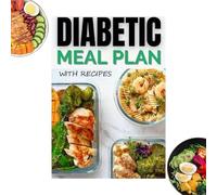 Healthy Meal Planner - Diabetic Diet Cookbook, Nutrition Tracking Journal | Eating Chart, Balanced Meal Prep Sheet, Portion Control Planner Weight Management Home Kitchen Use