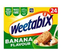 Healthy Morning Breakfast | Family Size Packs (Weetabix Banana Cereal Biscuits 24)