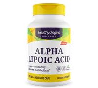 Healthy Origins Alpha Lipoic Acid 600mg 60 Capsules, Energy Support, Blood Sugar