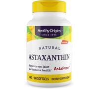 Healthy Origins Astaxanthin 4mg 60 Softgels, Eyes, Joint Health, Immune Support