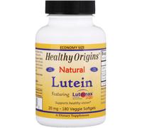 Healthy Origins, Lutein, Natural, 20 mg, 180 Veggie Softgels