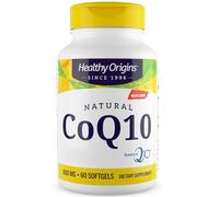 Healthy Origins Natural CoQ10 with Kaneka Q10, 600mg, Highly Dosed, 60 Softgels, Gluten Free, Soy Free, Non-GMO