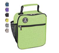 Healthy Packers Insulated Lunch Box for Adults and Kids - Professional Work Lunch Bag for Men and Women - Spacious and Heavy Duty School Lunchbox for Boys and Girls (Green)