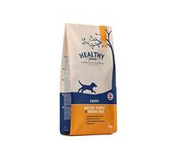 Healthy Paws Premium Dry Dog Food Hypoallergenic Healthy Gluten Free Digestible Natural Turkey & Brown Rice Complete Pet Nutrition for Puppies - 2Kgs