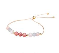 Healthy Pregnancy Gift for Mum Expecting, Moonstone Rose Quartz Bracelet Mummy to Be Hope Spiritual Bracelet with Box and Card