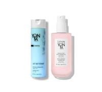 Healthy Skin Edit Bundle - Yonka Lotion Dry Skin Toner 200ml - Alcohol-Free Hydrating Mist + Yonka Cleansing Milk 200ml - Gentle Makeup Remover, Moisturizes & Soothes - 98% Natural Origin