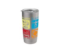 Healthy Sleep Well be Active Repeat Athletes Stainless Steel Insulated Tumbler