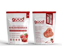 Healthy Snack - 100% Freeze Dried Strawberries, Fruit Snacks, Fruit & Vegetables | Perfect for Smoothies, Baking, Cereal | No Added Sugar | Good Nature Supply (50g)
