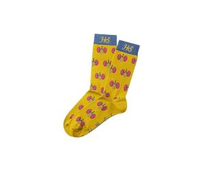 Healthy Socks Kidney Medical Print Crew Socks - Renal & Nephrology Inspired Design, Doctor & Nurse Gift, Healthcare Worker & Medical Student Present, Comfortable Socks - Size 36-40