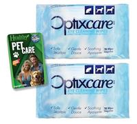 Healthy Surplus Optixcare Eye Cleaning Wipes for Dogs and Cats 50 Count 2 Pack (100 Total Wipes)