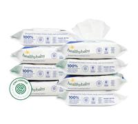 HealthyBaby Our Wet Wipes | EEC Verified Safe | 100% Water & Plant Based | Odourless and Safe for Sensitive Skin | Fragrance Free and Completely Chlorine Free (8 Packs, 512 Wipes)