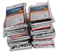 HealthyLine Emergency Mylar Thermal Sleeping Bag, 10-Pack