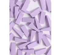 HealthyMoov Set of 50 make-up sponges with purple and purple coloured sponges ideal for make-up, nail art triangular shape, perfect for make-up or nails.
