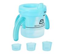Healvaluefit Dysphagia Cup for Adult, Spill Proof Choke Proof Cup 5cc 10cc 15cc for Swallowing Problems, Gift Gadgets for Dementia, Parkinson's, Stroke