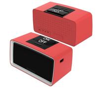 Healvaluefit Easy Music Player for Seniors with Dementia - Large Button MP3 and Audiobook Player with 32GB Memory Card, Ideal for Elderly, Visually Impaired, and Alzheimer's Patients (Red)