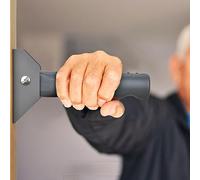 Healvaluefit Flip up Grab Bar for Elderly, Folding Doorway Assist Handle, Grip Grab Bars Designed for Doorways Doorframe Stairs Steps, Great Mobility Aids for Elderly Seniors and Alzheimer